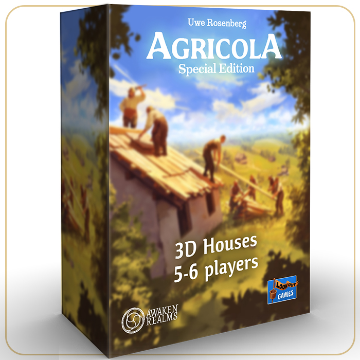 3D Houses – 5&6 Player Set, contenido oficial incluido en Agricola Special Edition (Español, Preventa)