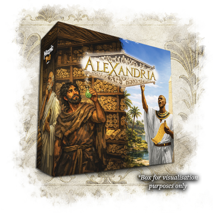 Expansion: Philosophers and Priests, contenido oficial incluido en Alexandria — Metropolis of the World (Español, Ink Wash, Preventa)