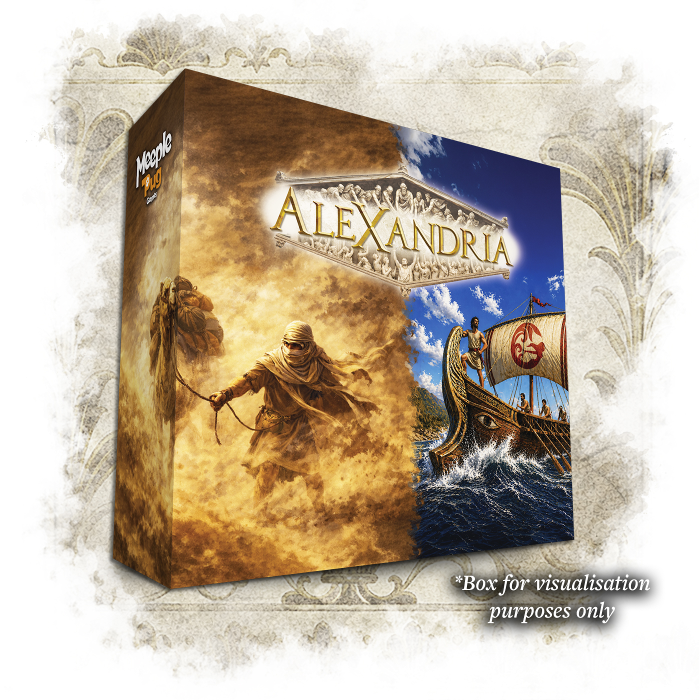 Expansion: Seafarers and Merchants, contenido oficial incluido en Alexandria — Metropolis of the World (Español, Ink Wash, Preventa)