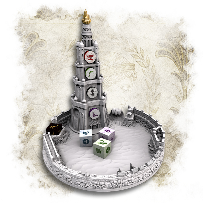 Pharos of Alexandria, contenido oficial incluido en Alexandria — Metropolis of the World (Español, Ink Wash, Preventa)