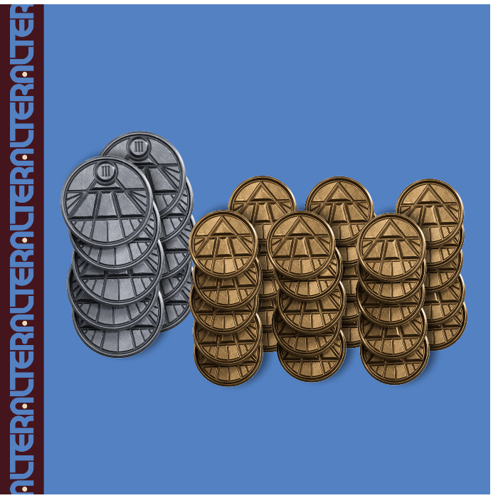 Altera — Altera Metal Coins incluido en el lote