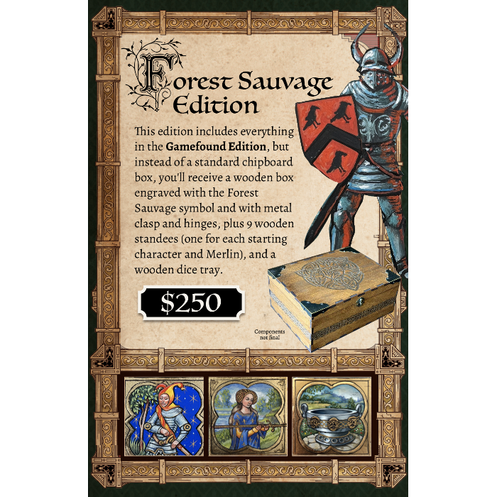 Forest Sauvage Edition, contenido oficial incluido en Siege Perilous — Forest Sauvage Edition (Inglés, Preventa)