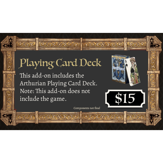 Siege Perilous Art Poker Deck, contenido oficial incluido en Siege Perilous — Forest Sauvage Legend Edition (Inglés, Preventa)