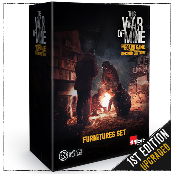 Furniture set, contenido oficial incluido en This War of Mine Second Edition — Veteran Pledge (Español, Sundrop, Preventa)