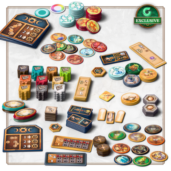 Terra Mystica Special Edition — Expansion Deluxe Acrylic Tokens incluido en el lote