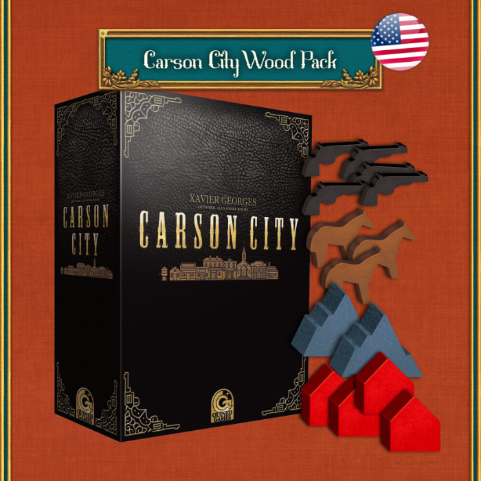 Movers & Shakers — Carson City Big Box (Wood Pack edition) - ENGLISH incluido en el lote