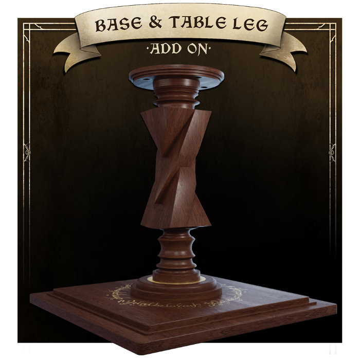 The Lord of the Rings: The Confrontation Ultimate Edition — Base & Table Leg incluido en el lote