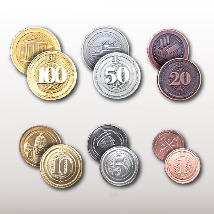 World Order — Metal Coins for Hegemony incluido en el lote