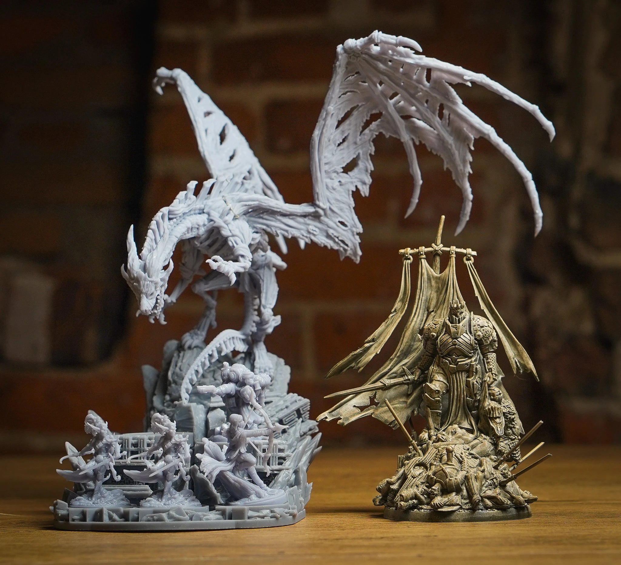 Detalle de miniaturas de Lands of Evershade — imagen de referencia