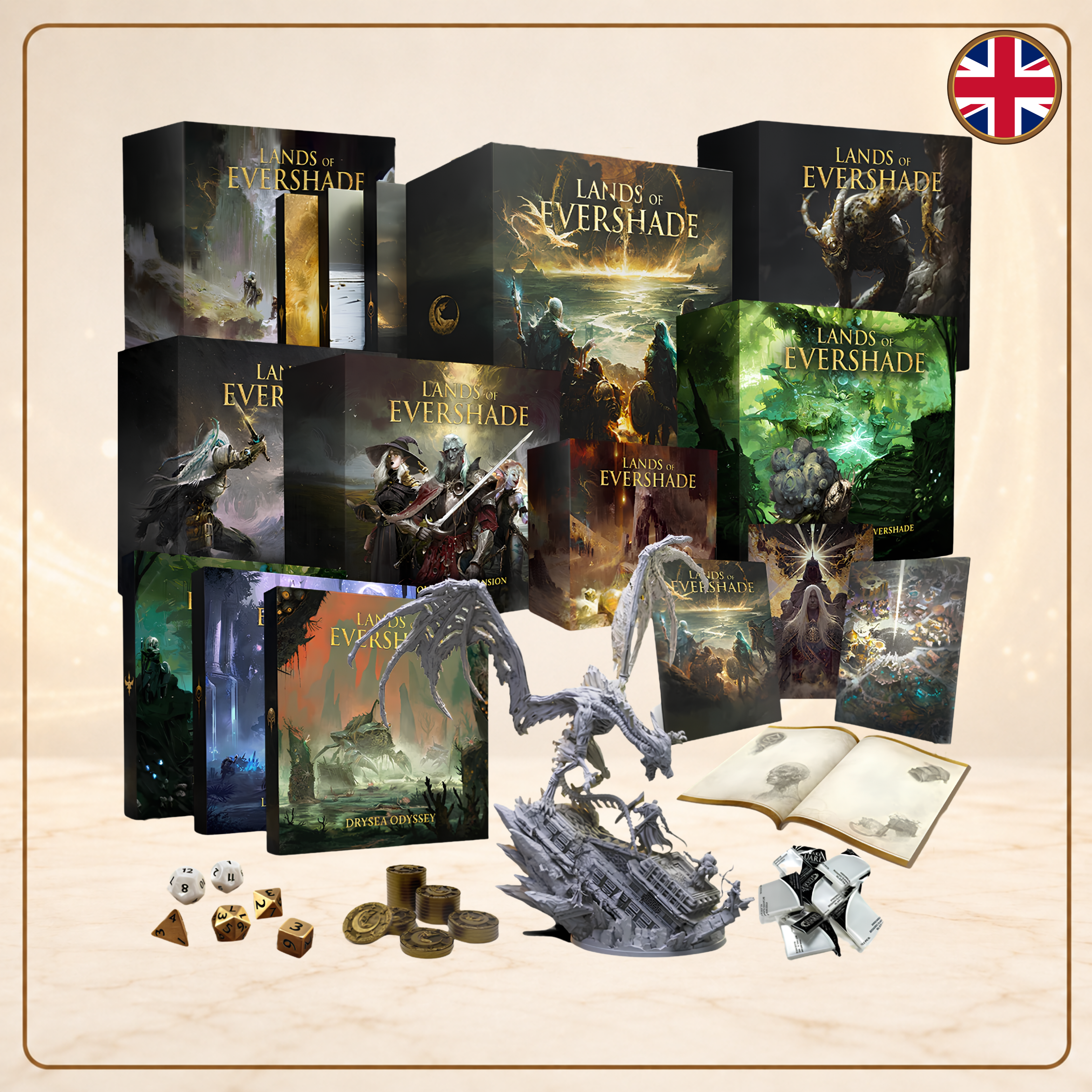Lands of Evershade Divinum Collector Pledge en inglés