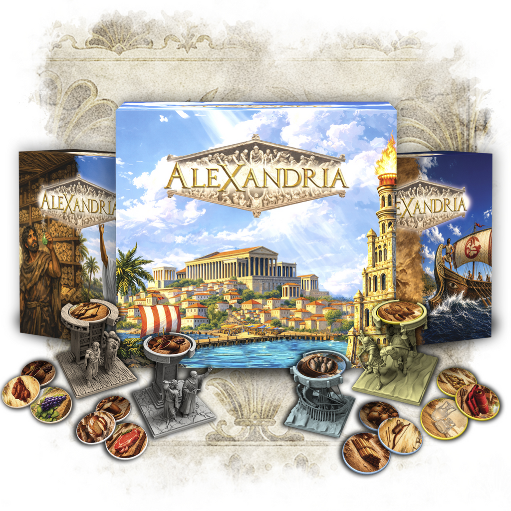 Alexandria Metropolis of the World en español con miniaturas Ink Wash