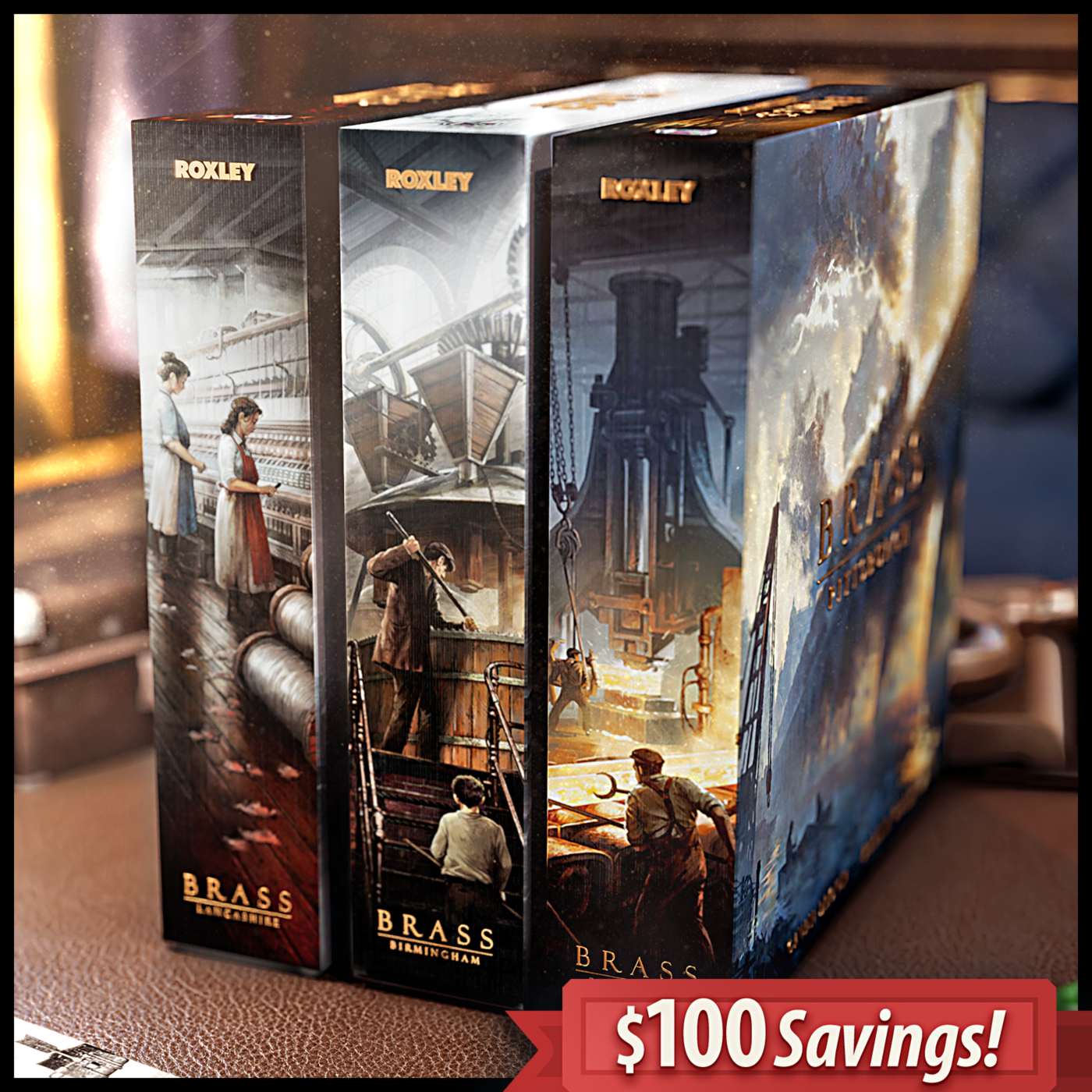 Brass Collector's Bundle con Pittsburgh, Birmingham y Lancashire Collector's Edition