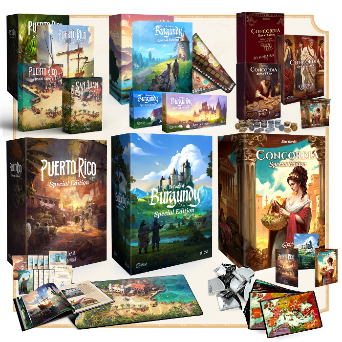 Concordia Special Edition — contenido del Collector's Set incluido en el lote