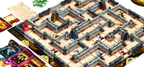 Labyrinth Chronicles All-in Sundrop, tablero completo y componentes