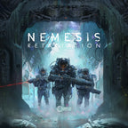 Arte de Nemesis Retaliation con un escuadrón de marines