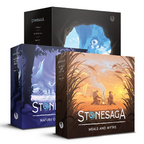 Stonesaga Second Printing con caja base y expansiones Meals & Myths y Nature of the Beast
