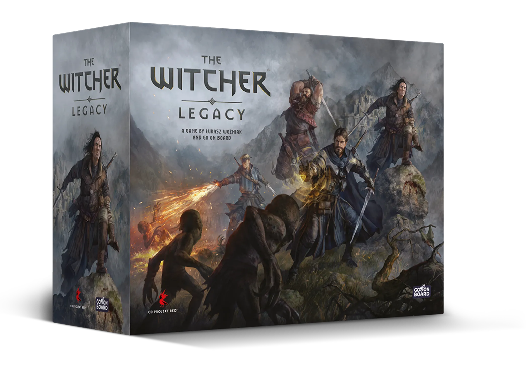 Render de la caja principal incluida en The Witcher: Legacy Shaded All-In