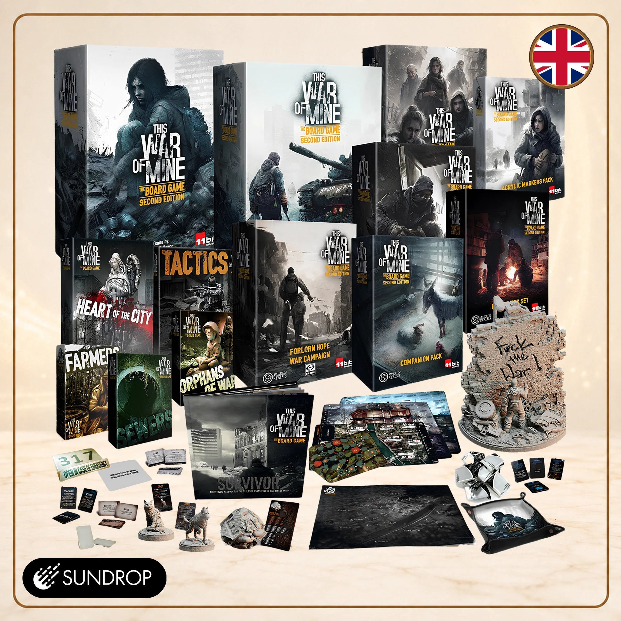 This War of Mine Second Edition Veteran Pledge Sundrop en inglés