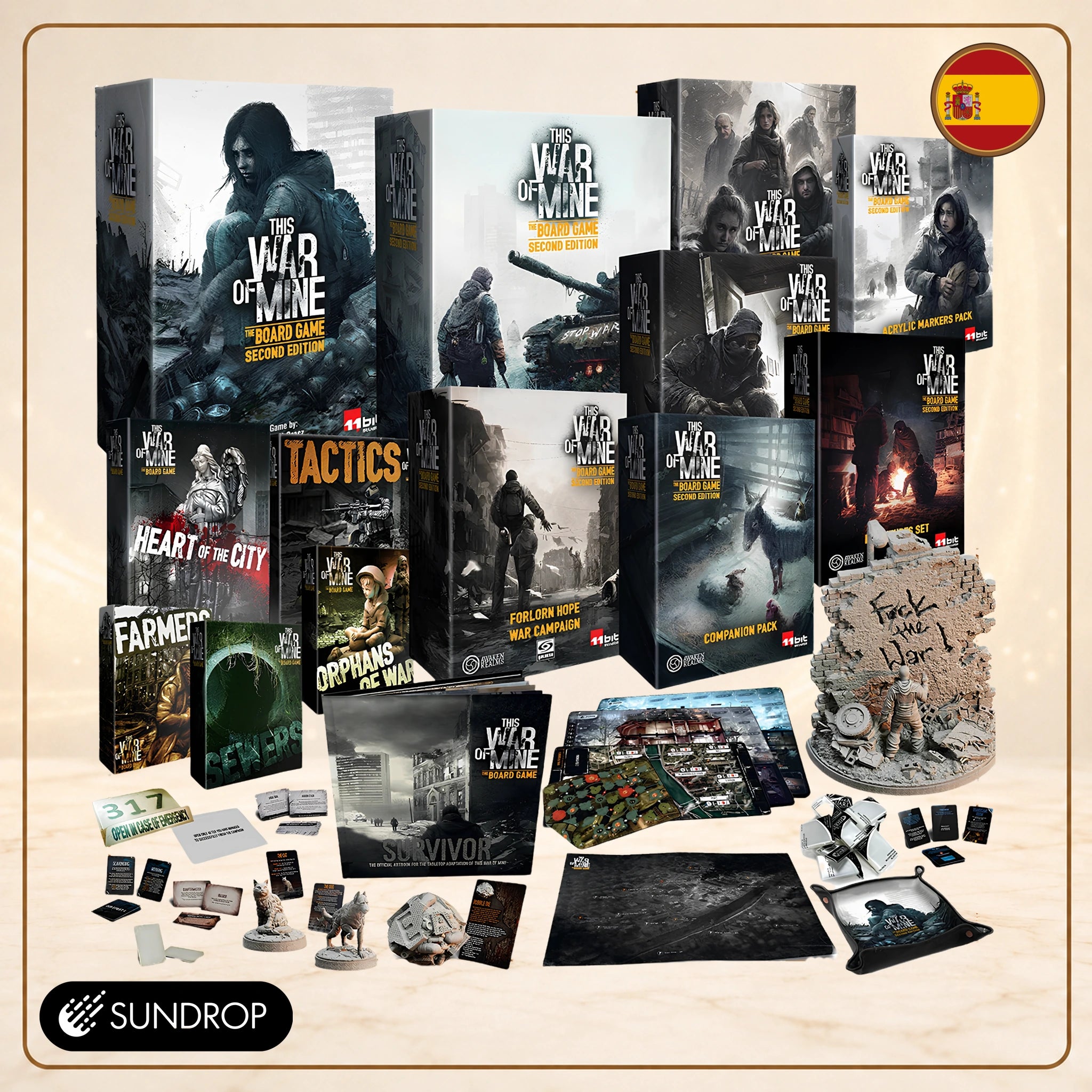 This War of Mine Second Edition Veteran Pledge Sundrop en español
