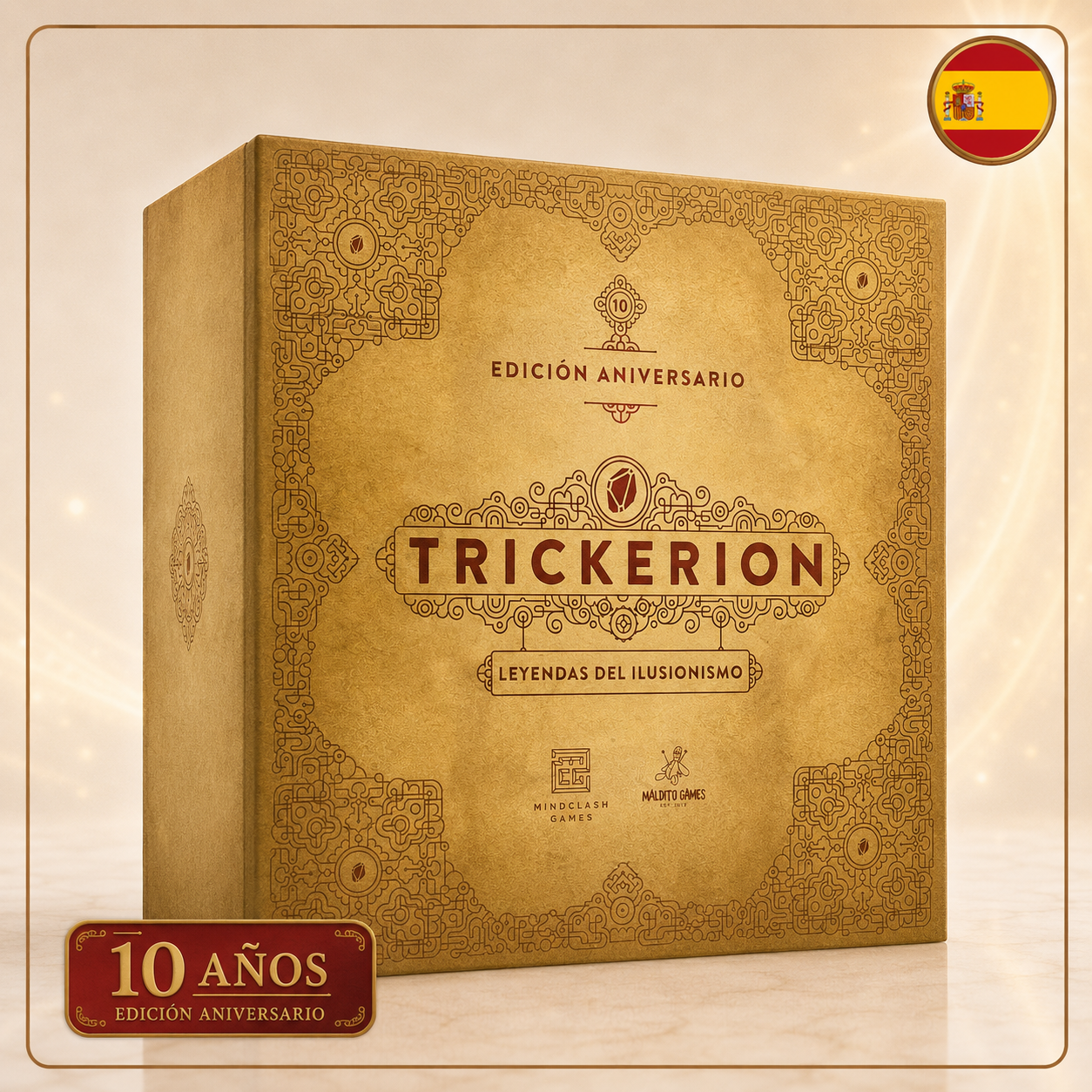 Trickerion Edición Aniversario en español — caja del juego