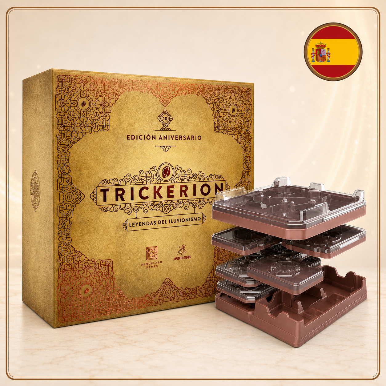 Caja grande de almacenamiento Trickerion Anniversary vacía — vista principal