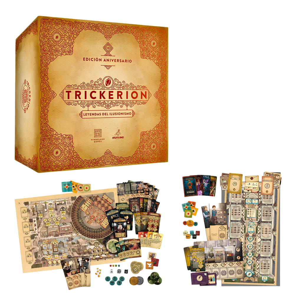 Trickerion Edicion Aniversario en espanol con caja y contenido incluido