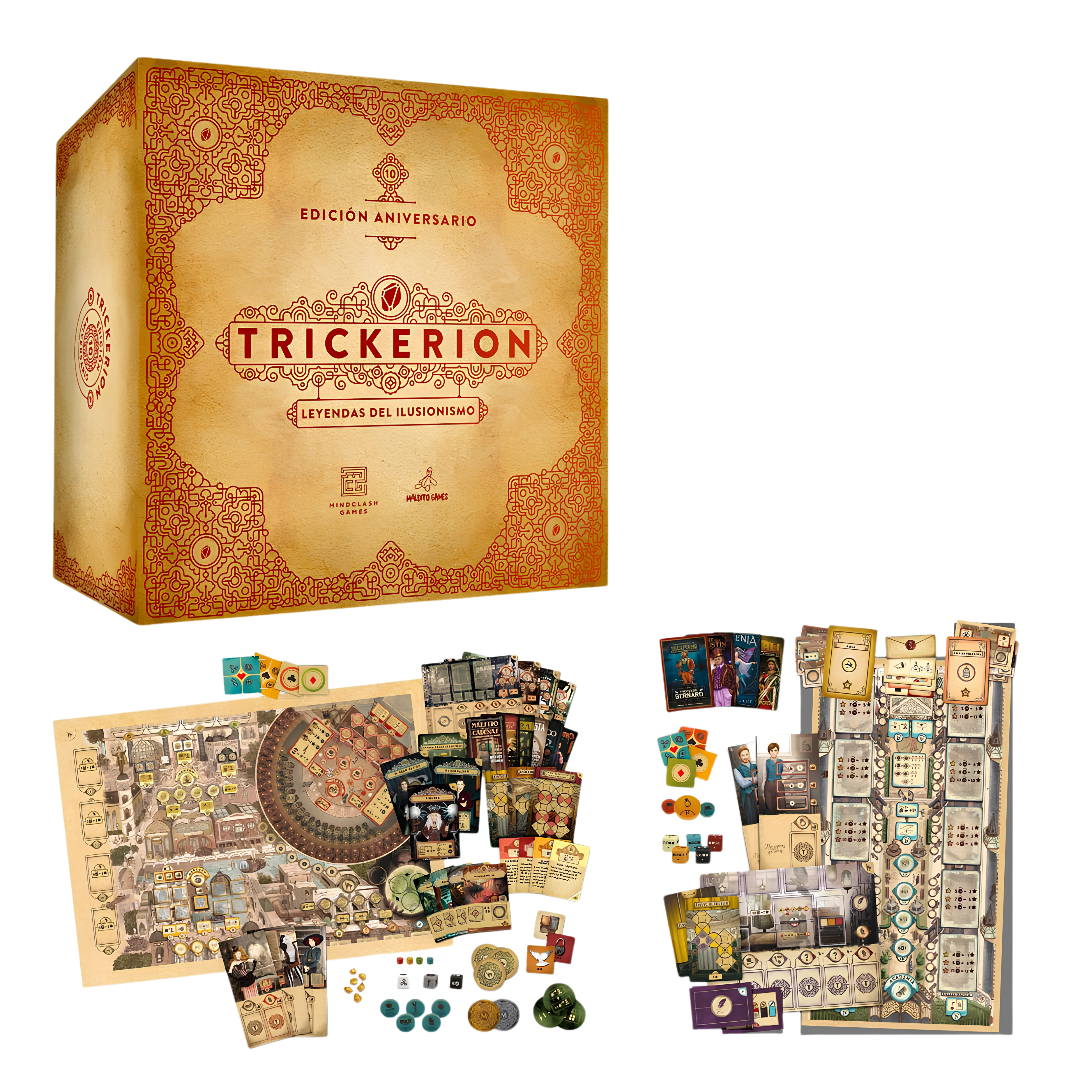 Trickerion Edicion Aniversario en espanol con caja y contenido incluido
